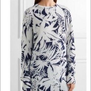 Equipment Cashmere Sweater Tropical Palm